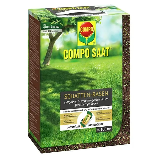 Compo Saat Rasensamen Schattenrasen (2 kg, 100 m²)