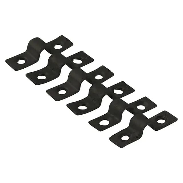 Plus Rohrschelle zur Befestigung von Wandspalier (Schwarz (RAL 9005), Stahl)