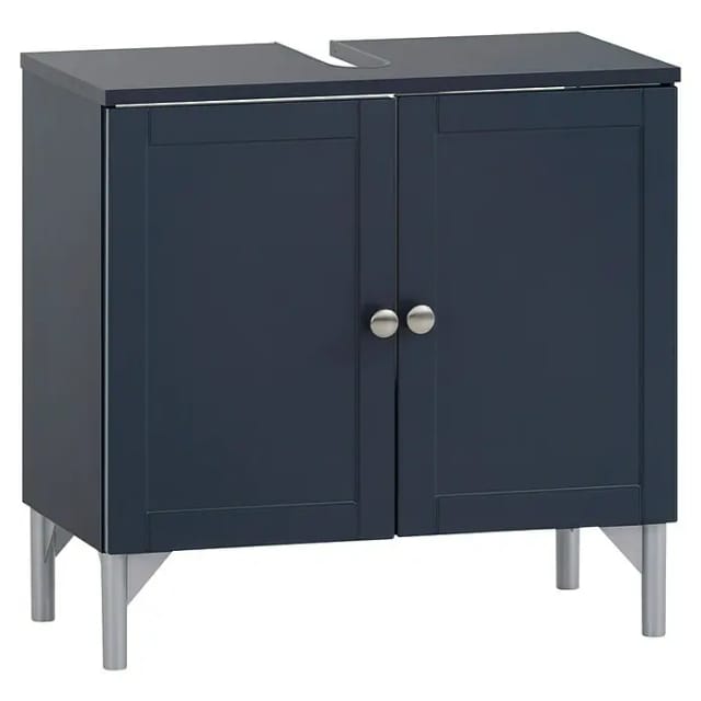 Schildmeyer Jesper Waschtischunterschrank (B x T x H: 60,2 x 32 x 58,5 cm, Nachtblau, Matt)