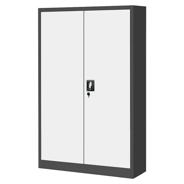 Jan Nowak Aktenschrank Kevin (B x T x H: 90 x 40 x 140 cm, Anthrazit/Weiß)