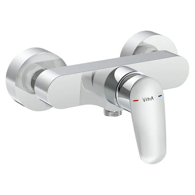 VitrA Flow Round Brausearmatur (Chom, Glänzend)