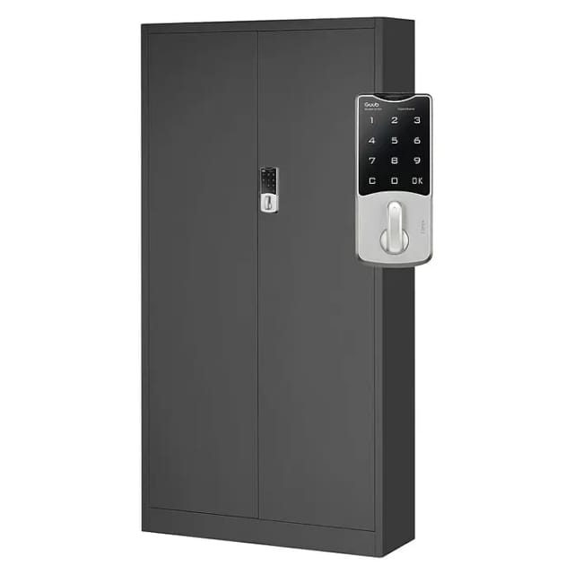 Jan Nowak Aktenschrank Daniel (B x T x H: 90 x 40 x 185 cm, Anthrazit)