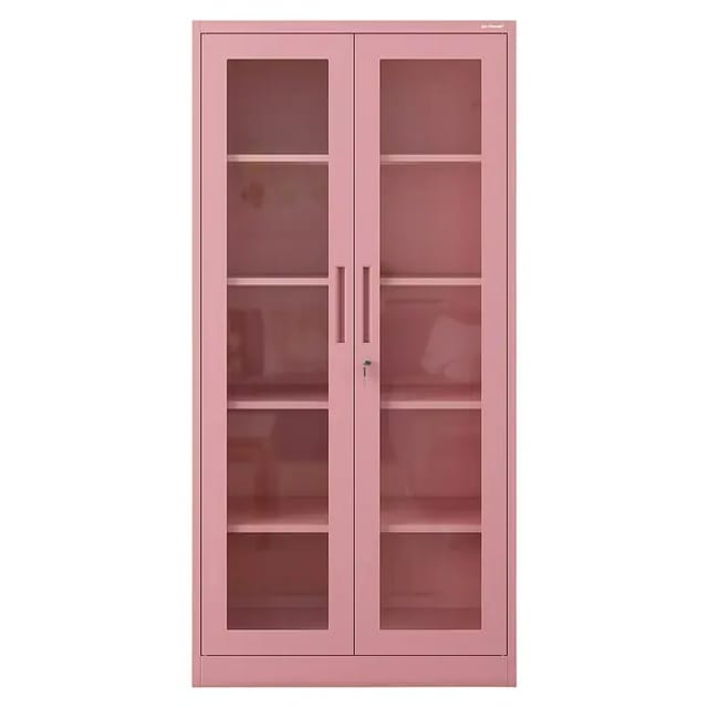 Jan Nowak Aktenschrank Amelia (B x T x H: 90 x 40 x 185 cm, Rosa)