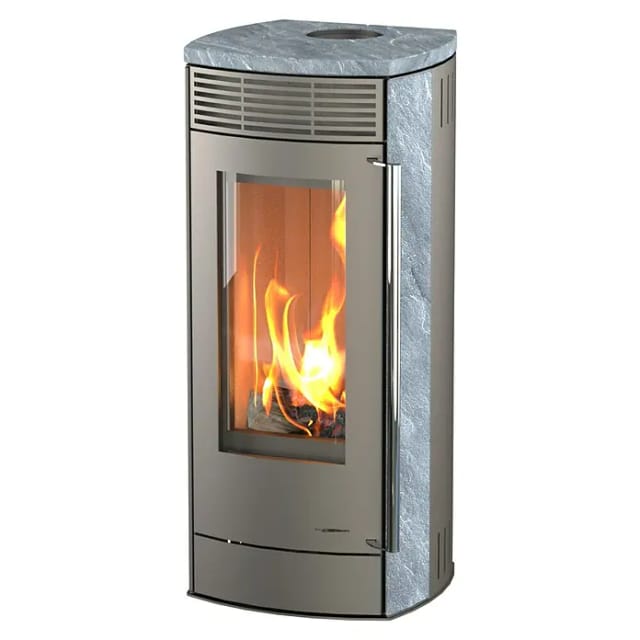 Kaminofen Alpha (6 kW, Raumheizvermögen: 172 m³, Farbe Verkleidung: Naturstein)