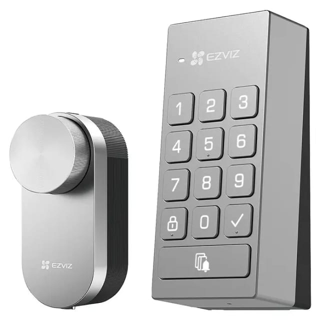 EZVIZ Elektronisches Türschloss-Set DL01 PRO Set (2 -tlg., Anzahl Schlüssel: 2 Stk.)