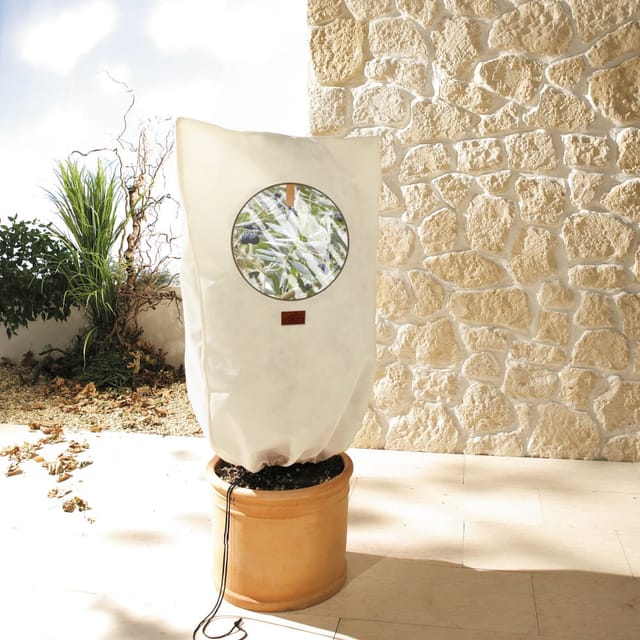 BioGreen Winterschutzhaube Window XL (Ø x H: 51 x 100 cm, 70 g/m²)