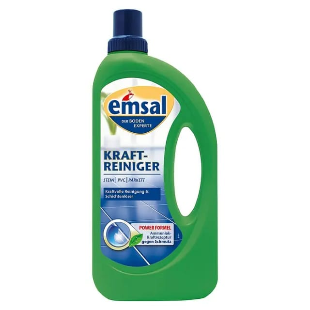 Emsal Boden-Pflege Kraftreiniger Stein PVC Parkett (1 l, Geeignet für: Parkett)