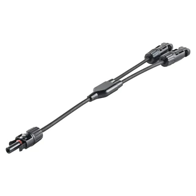 Solarkabel (Passend für: 2 Module, Schwarz)