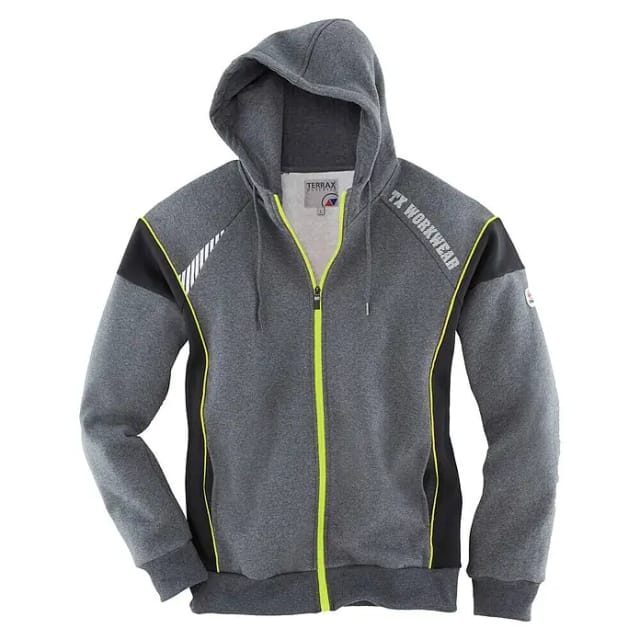 Terrax Workwear Arbeitsjacke (M, Schwarz/Grau/Limette)