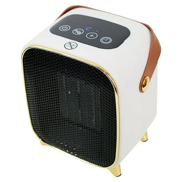 Keramik-Heizlüfter Retro Heater (1.000 W, Weiß)