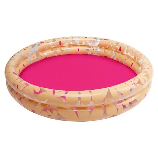 Swim Essentials Planschbecken Flowers (Durchmesser: 100 cm, Rosa/Gelb)