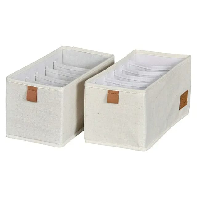 Store It Premium Bad-Aufbewahrungskorb (30 x 15 x 15 cm, Naturfaser, Beige)