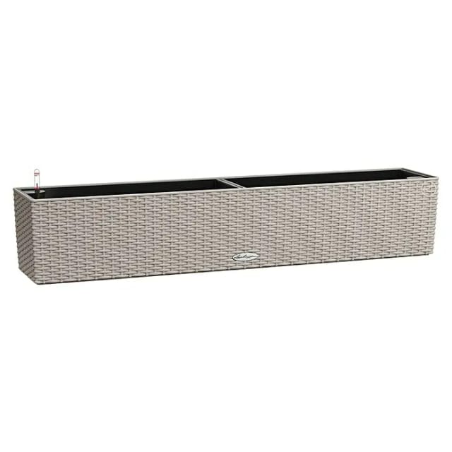 Lechuza Cottage Balkonkasten Blaconera (Max. Außenlänge: 100 cm, Kunststoff, Sandbraun)
