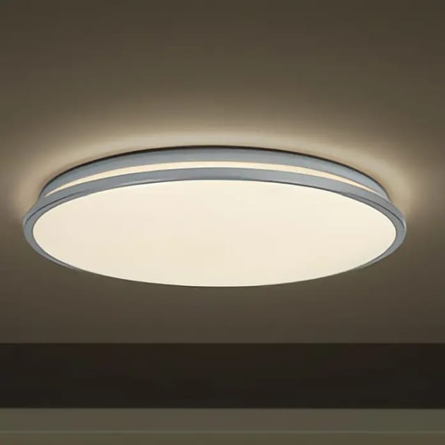 Osram Orbis LED-Deckenleuchte rund Slim Moia (20 W, Ø x H: 28 x 4 cm, Schwarz, Warmweiß)