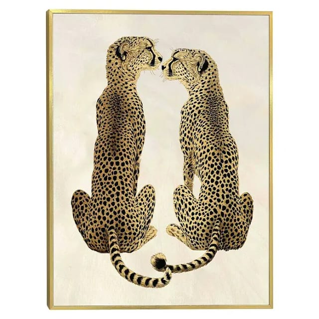 Reinders Bild Slim Frame Gold (Loving Cheetas, B x H: 30 x 40 cm)