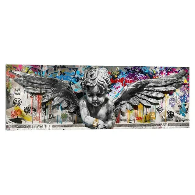 Reinders Holzbild (Funky Angel, B x H: 90 x 30 cm)