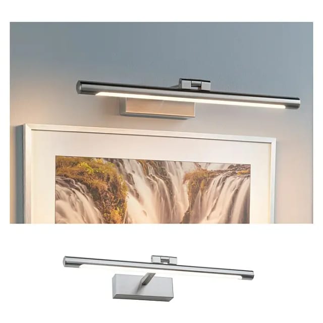 Paulmann LED-Bilderleuchte Mingo (11 W, L x B x H: 17,5 x 41,5 x 5 cm, Alu gebürstet, Warmweiß)