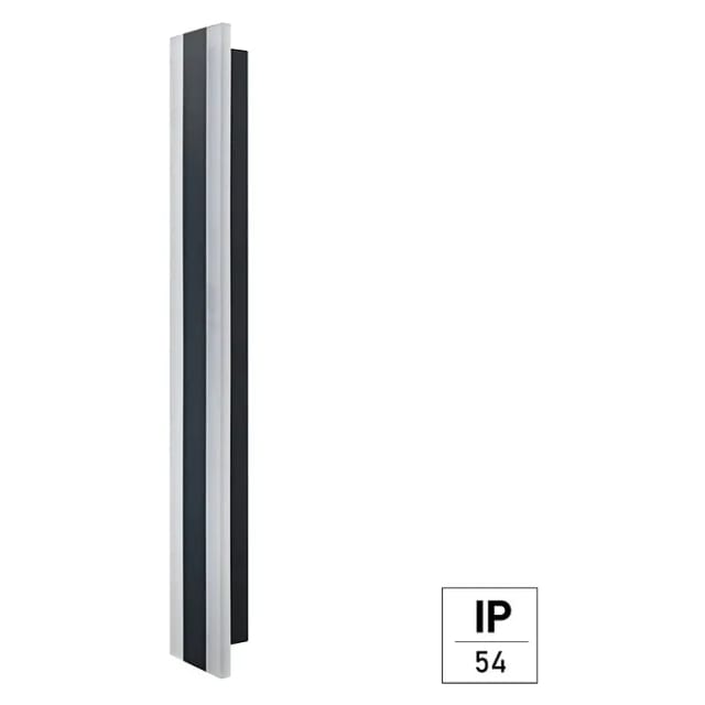E2 elektro LED-Außenwandleuchte Irena (18 W, 100 x 9 x 5 cm, Anthrazit, IP54)