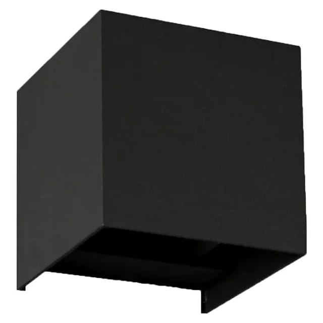E2 elektro LED-Außenwandleuchte Qube (7 W, 10 x 10 x 10 cm, Anthrazit, IP65)