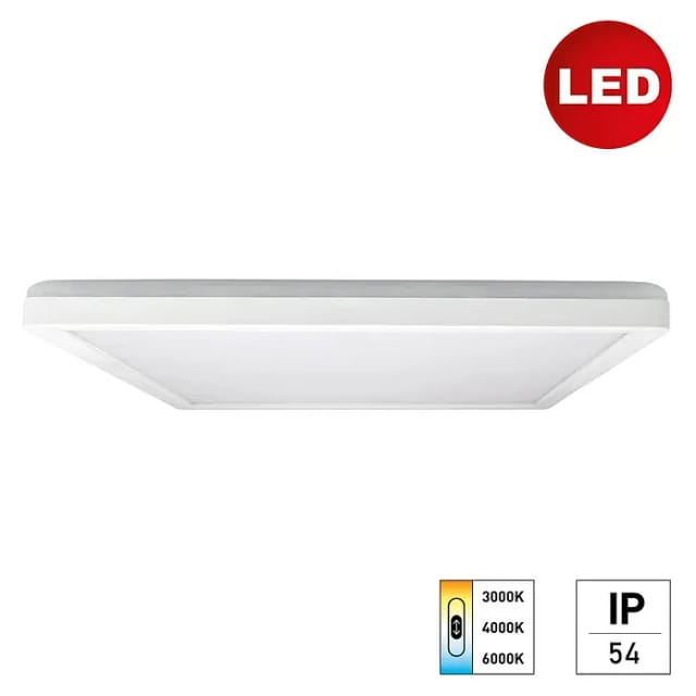 E2 elektro LED-Panel Twice Up & Down (24 W, L x B x H: 42 x 42 x 29 cm, Weiß, Warmweiß)