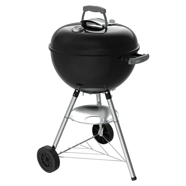 Weber Kugelgrill Bar-B-Kettle (Durchmesser Grillfläche: 47 cm, Schwarz)