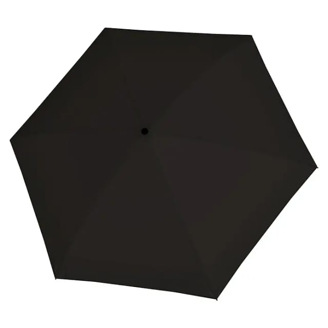 Doppler Taschenschirm Zero (Simply Black, Durchmesser Bespannung: 91 cm, Länge: 21 cm)