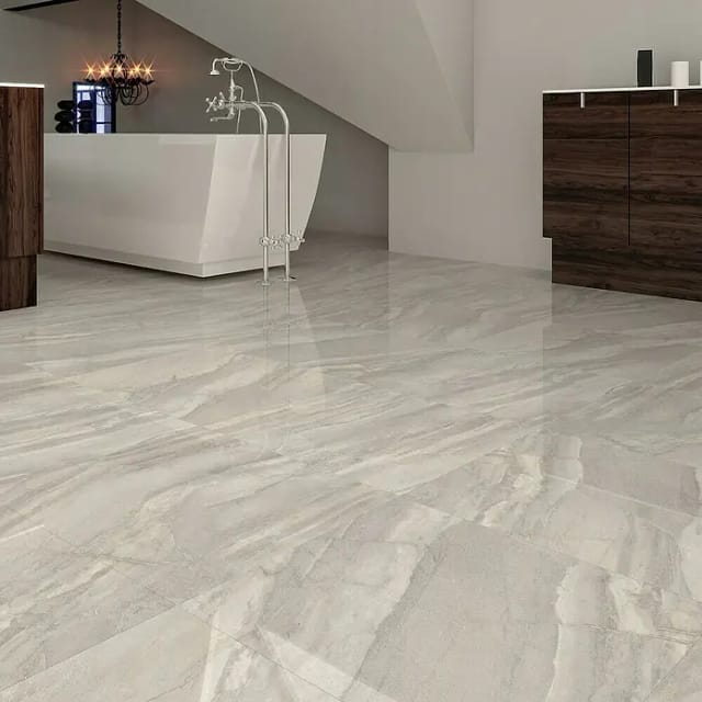 Opiart Feinsteinzeugfliese Gris (59,7 x 59,7 cm, Stärke: 7 mm, Hellgrau, Glänzend)