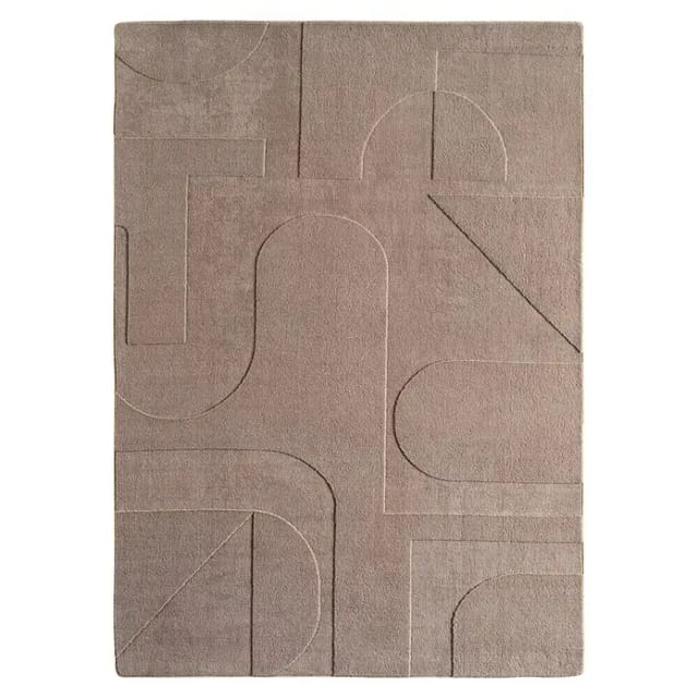 Kurzflorteppich Pompei 1614 (Beige, 290 x 200 cm, 100 % Polyester)