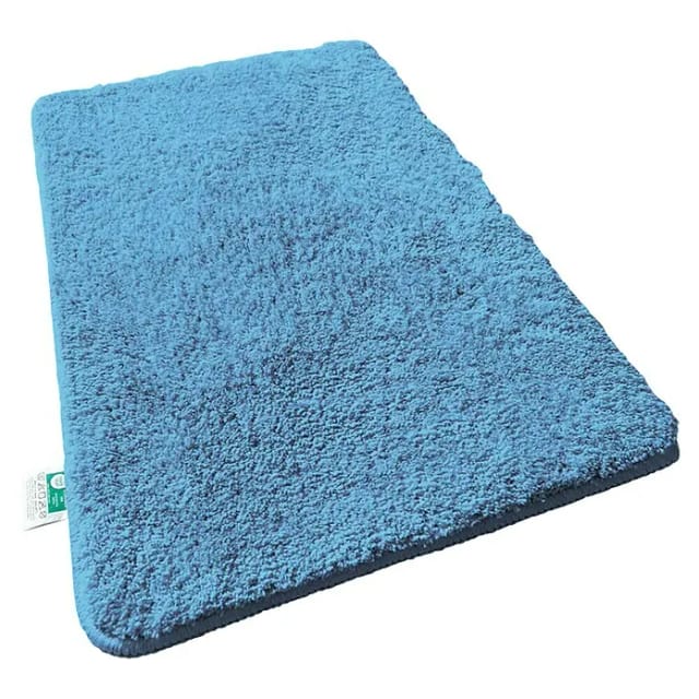 Floordirekt Badteppich Sky (80 x 50 cm, Hellblau, 100% Polyester)