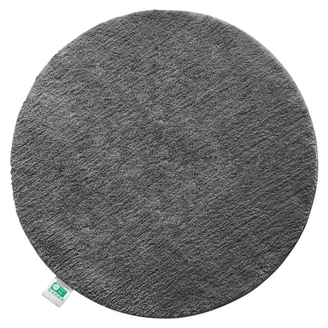 Floordirekt Badteppich Sky (120 x 120 cm, Dunkelgrau, 100% Polyester)