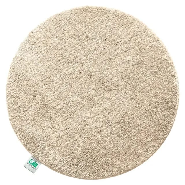 Floordirekt Badteppich Sky (120 x 120 cm, Beige, 100% Polyester)