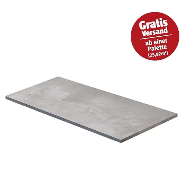Terrassenfliese Fortezza Ceppo (60 x 120 x 2 cm, Grey, Matt)