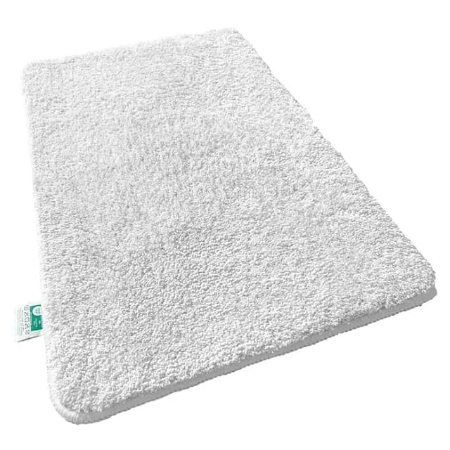 Floordirekt Badteppich Sky (100 x 60 cm, Weiß, 100% Polyester)