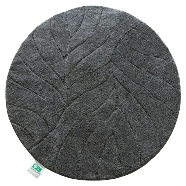 Floordirekt Badteppich Maris (120 x 120 cm, Dunkelgrau, 100% Polyester)