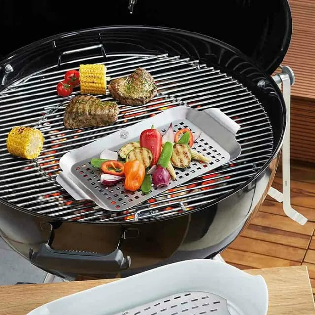 Dick Grillpfanne BBQ (L x B: 33 x 18,7 cm, Höhe: 2,5 cm, Edelstahl)