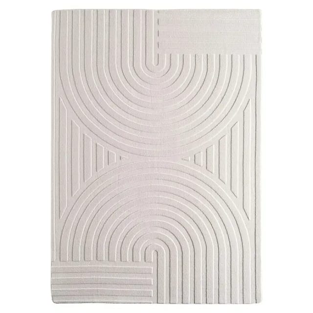 Kurzflorteppich Pompei 1611 (Creme, 170 x 120 cm, 100 % Polyester)