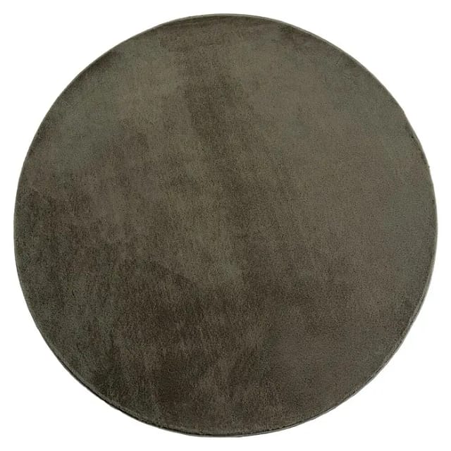Kurzflorteppich Joy (Grün, Durchmesser: 160 cm, 100 % Polyester)