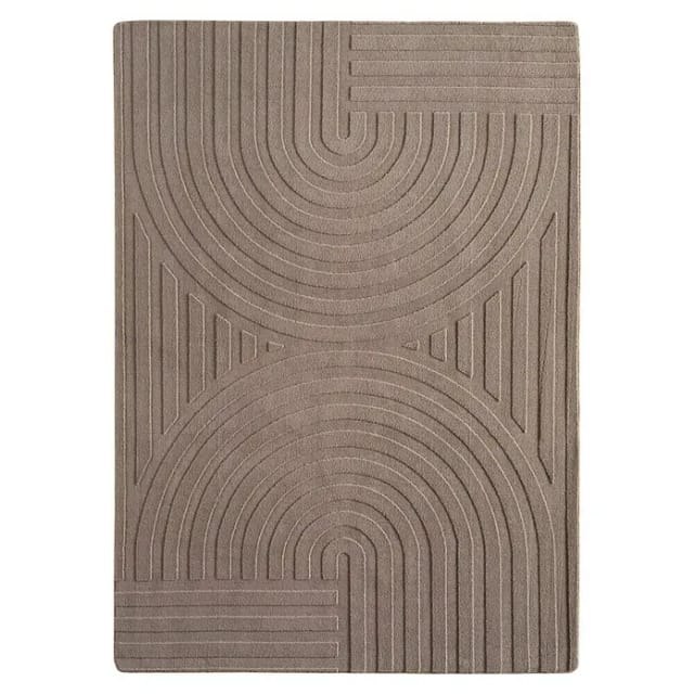 Kurzflorteppich Pompei 1611 (Beige, 170 x 120 cm, 100 % Polyester)