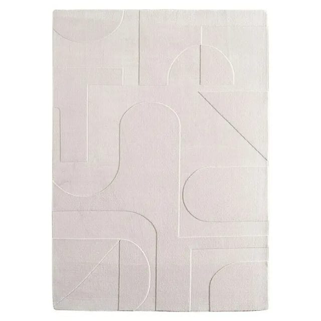 Kurzflorteppich Pompei 1614 (Creme, 250 x 80 cm, 100 % Polyester)