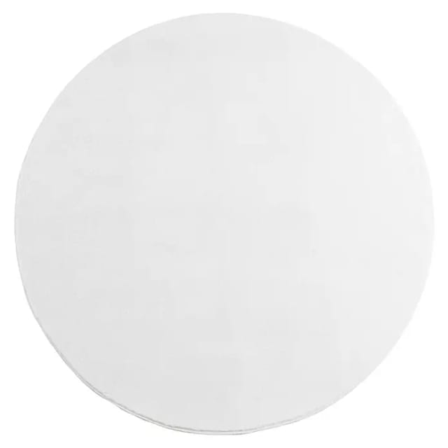 Kurzflorteppich Joy (Weiß, Durchmesser: 120 cm, 100 % Polyester)