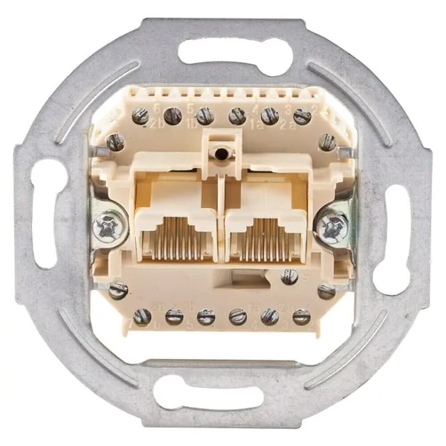 UAE-Dosen-Einsatz CAT 3-UAE 2x8 (Unterputzmontage)
