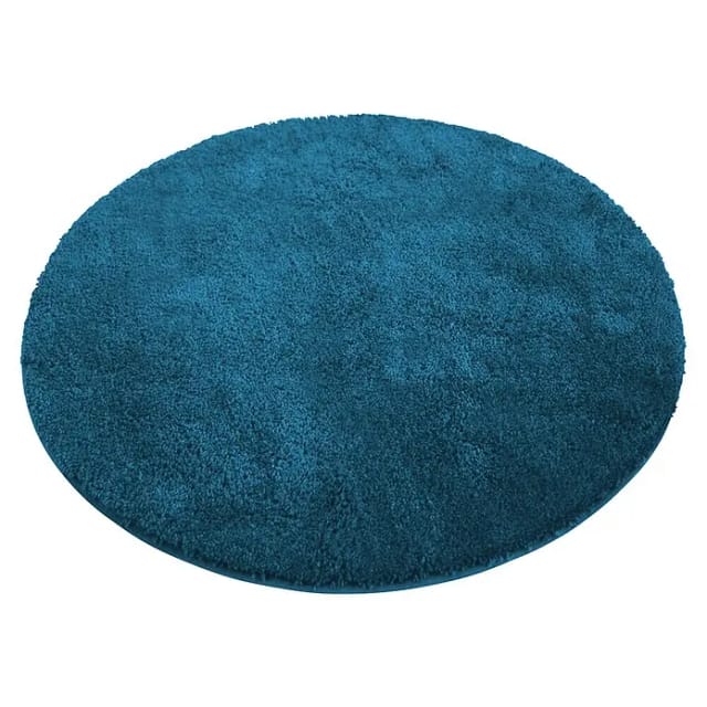 Floordirekt Badteppich Sky (120 x 120 cm, Petrol, 100% Polyester)