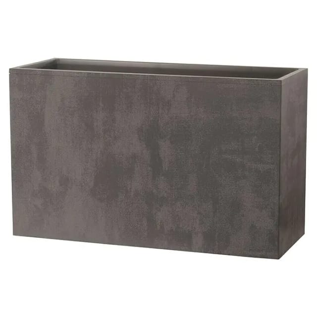 Pflanzkübel eckig Millennium (L x B x H: 98 x 34,5 x 62 cm, Kunststoff, 93 l, Ashgrey)