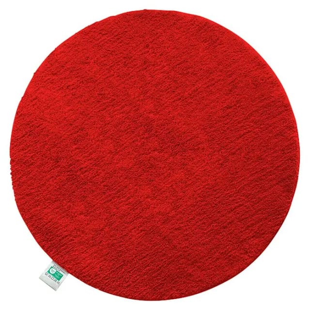 Floordirekt Badteppich Sky (120 x 120 cm, Beerenrot, 100% Polyester)