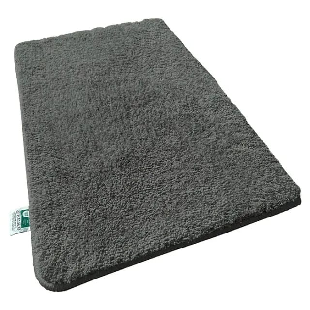 Floordirekt Badteppich Sky (60 x 50 cm, Dunkelgrau, 100% Polyester)
