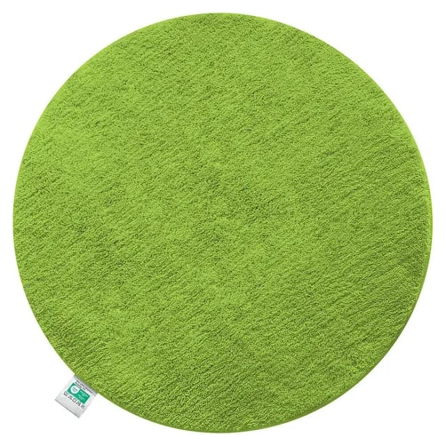 Floordirekt Badteppich Sky (120 x 120 cm, Apfelgrün, 100% Polyester)