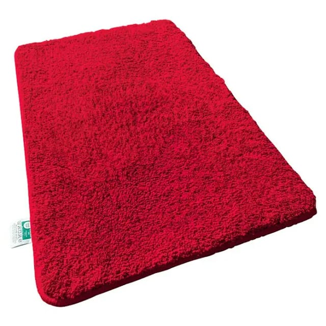 Floordirekt Badteppich Sky (80 x 50 cm, Beerenrot, 100% Polyester)