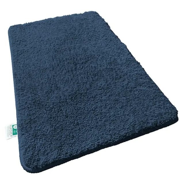 Floordirekt Badteppich Sky (150 x 80 cm, Dunkelblau, 100% Polyester)