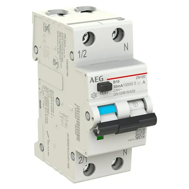 AEG FI/LS-Schalter DN100B16/A30 (16 A, 30 A, Polanzahl: 2 Stk.)