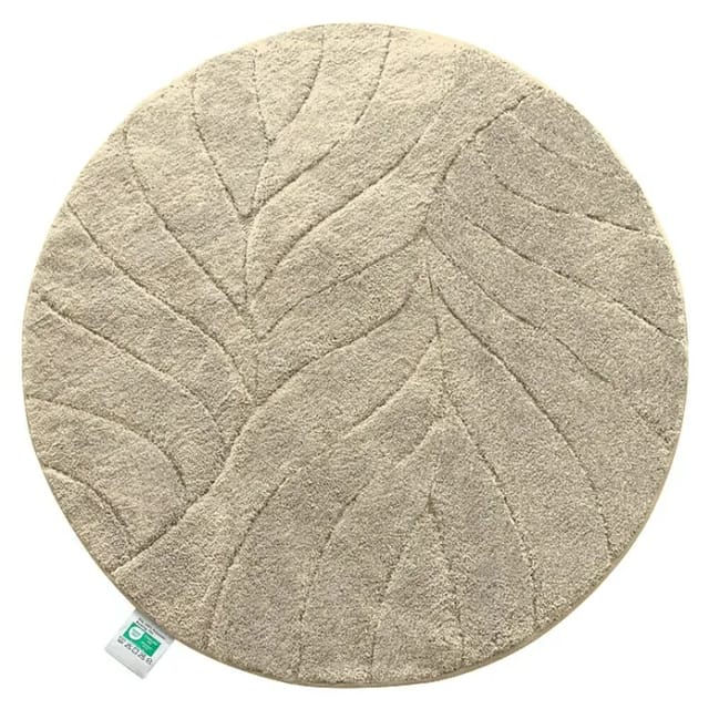 Floordirekt Badteppich Maris (120 x 120 cm, Ivory, 100% Polyester)